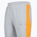 Pantaloni da corsa da uomo Under Armour Velociti Storm mod gray/squad orange/reflective 3