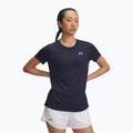 Maglietta da allenamento donna Under Armour Tech Twist midnight navy/white