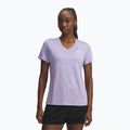 Maglietta da allenamento donna Under Armour Tech V-Twist trasparente/bianco