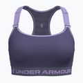 Reggiseno sportivo Under Armour HeatGear High purple luxe/purple crest
