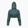 Felpa donna Under Armour HeatGear Mesh FZ rack green/hyper green
