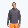 Giacca da allenamento uomo Under Armour Tech Utility Woven castlerock/orange bloc