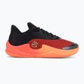 Scarpe da basket Under Armour Curry Splash 26 black/electric tangerine/racer red 2