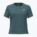Maglia da allenamento donna Under Armour Tech Wordmark Tape rack green/black/white