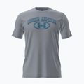 T-shirt da allenamento uomo Under Armour WM Locker Tag mod gray/blue haze