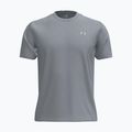 T-shirt da allenamento uomo Under Armour Tech Taping mod gray/black/lumos lime