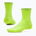 Calzini Under Armour Velociti Lite Crew high vis yellow/high vis yellow/white 3