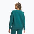 Felpa da donna Under Armour Rival Fleece Crew rack green/white 2
