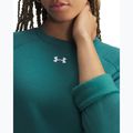 Felpa da donna Under Armour Rival Fleece Crew rack green/white 3