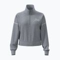 Felpa donna Under Armour Rival Fleece Script HZ gray light heather/white