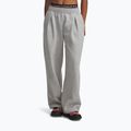 Pantaloni da donna Under Armour Rival Fleece Script mod gray light heather/white