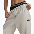 Pantaloni da donna Under Armour Icon Fleece Nov Jogger summit white/white 4