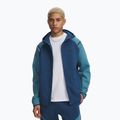 Felpa da uomo Under Armour Unstoppable Fleece Full Zip HD wham blue/boundless blue/black