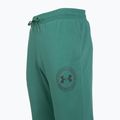 Pantaloni da uomo Under Armour Rival LW Graphic Jogger rack green/black 3
