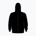 Felpa uomo Under Armour Rival LW Graphic FZ black/black
