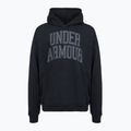 Felpa uomo Under Armour Rival LW Graphic Hoodie Black/Black 4