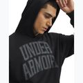 Felpa uomo Under Armour Rival LW Graphic Hoodie Black/Black 3