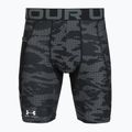 Pantaloncini da allenamento da uomo Under Armour HG Printed Long Short black/castlerock/white