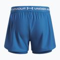 Pantaloncini da allenamento per bambini Under Armour UA Tech Play Up 2IN1 Shorts aegean blue/white 2