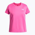 Maglia da allenamento bambino Under Armour Tech SSC SS pink frenzy/white