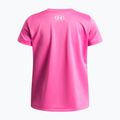 Maglia da allenamento bambino Under Armour Tech SSC SS pink frenzy/white 2