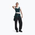 Pantaloni da allenamento da donna Under Armour Rival Woven Core Pants black/white 2