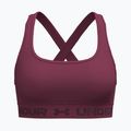 Reggiseno sportivo Under Armour Crossback Mid claret/ox blood