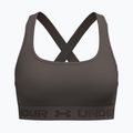 Reggiseno sportivo Under Armour Crossback Mid peppercorn/kona brown