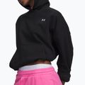 Felpa donna Under Armour Icon Fleece Hoodie ultimate black/white 3