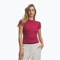 Maglia da allenamento donna Under Armour Motion Fitted SS claret/ox blood