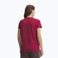 Maglietta da donna Under Armour Rival Core claret/white 2