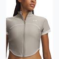 Maglia da allenamento donna Under Armour HeatGear Novelty timberwolf taupe/summit white 3