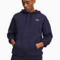 Felpa da uomo Under Armour Rival Fleece Hoodie midnight navy/white 3