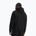 Felpa da uomo Under Armour Rival Fleece Hoodie ultimate black/white 2