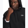 Felpa da uomo Under Armour Rival Fleece Hoodie ultimate black/white 3