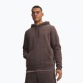 Felpa da uomo Under Armour Essential Fleece Hoodie peppercorn/peppercorn