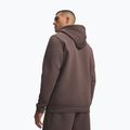 Felpa da uomo Under Armour Essential Fleece Hoodie peppercorn/peppercorn 2