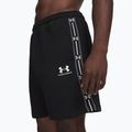 Pantaloncini uomo Under Armour Icon Fleece Taped Shorts ultimate black/white 4