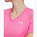 Maglia da allenamento donna Under Armour Tech SSV Solid pink frenzy/prime pink 3
