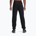 Pantaloni da uomo Under Armour Icon Fleece Taped Jogger ultimate black/white 3