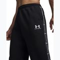 Pantaloni da uomo Under Armour Icon Fleece Taped Jogger ultimate black/white 4