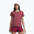 Maglia da allenamento donna Under Armour Tech V-Twist claret/ox blood