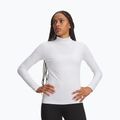 Longsleeve da allenamento da donna Under Armour ColdGear Mock LS white/halo gray