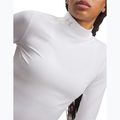 Longsleeve da allenamento da donna Under Armour ColdGear Mock LS white/halo gray 3