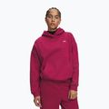 Felpa donna Under Armour Icon Fleece Hoodie claret/white