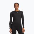 Longsleeve da allenamento da donna Under Armour ColdGear Crew ultimate black/white