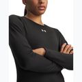 Longsleeve da allenamento da donna Under Armour ColdGear Crew ultimate black/white 3