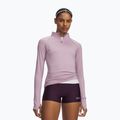 Felpa da corsa donna Under Armour Velociti Half Zip mauve pink/reflective