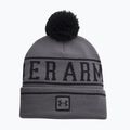 Berretto invernale da uomo Under Armour Halftime Pom Beanie castlerock/black/black