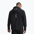 Giacca da allenamento uomo Under Armour Tech Utility Woven Jacket black/black/steel 2